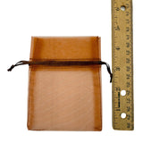 Medium Drawstring Organza Bags - 13 Colors (3.5x4.5in)