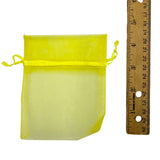 Medium Drawstring Organza Bags - 13 Colors (3.5x4.5in)