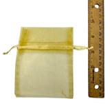 Medium Drawstring Organza Bags - 13 Colors (3.5x4.5in)