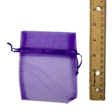 Medium Drawstring Organza Bags - 13 Colors (3.5x4.5in)