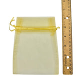 Large Drawstring Organza Bags - 8 Colors (4.5x6.5in)