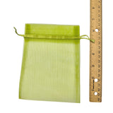Large Drawstring Organza Bags - 8 Colors (4.5x6.5in)
