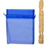 Large Drawstring Organza Bags - 8 Colors (4.5x6.5in)