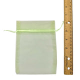 Large Drawstring Organza Bags - 8 Colors (4.5x6.5in)