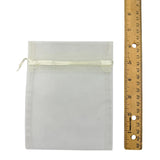 Large Drawstring Organza Bags - 8 Colors (4.5x6.5in)