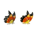 Monarch Butterfly Brooch Pin in Silver or Gold (1.5x1.5in)