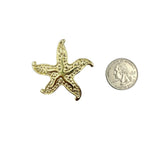 Starfish Crystal Brooch Pin - 3 Colors (AB12244)(1.75x1.75in)