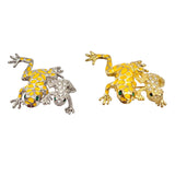 Mom and Baby Frog Brooch Pin - 2 Colors (AB9580)(2x1.5in)