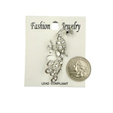 Peacock Brooch Pin - 2 Colors (AB13078)(0.5x2in)