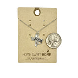 Texas Home State Map Necklace (16+3in)
