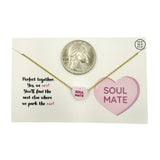 Valentine's Themed Sweehearts Necklace - 3 Colors