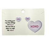 Valentine's Themed Sweehearts Earrings - 3 Colors