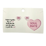 Valentine's Themed Sweehearts Earrings - 3 Colors
