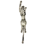 Vintage 1990s Cougar Brooch in Red or Black (1.5x7in)