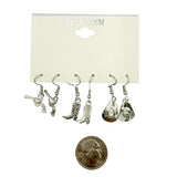 $1.00 3 Pair Western Themed Earrings in Silver or Gold (IER5964)