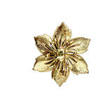 Crystal Flower Pin Brooch - 3 Colors (P1469)(2.25in)