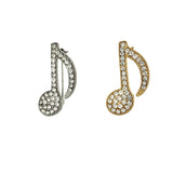 Music Eight Note Brooch Pin (P1500)(0.75x1.6in)