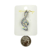 Treble Clef Music Note Brooch Pin (P1496)(0.75x1.75in)