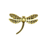 Large Crystal Dragonfly Pin Brooch (P1612)(3x2.5in)