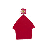 Christmas Gingerbread Crystal Seed Bead Earrings - Beaded (1.75x2.6in)