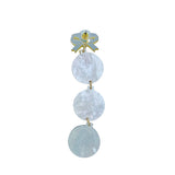 Ho, Ho, Ho Christmas Ornament Glitter Acrylic Earrings - (0.9x3.75in)