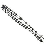 8mm Our Lady of Guadalupe Stainless Steel Rosary - 4 Colors (21in)
