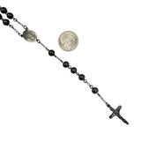 8mm Our Lady of Guadalupe Stainless Steel Rosary - 4 Colors (21in)