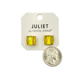 Cushion Cut Softball Stud Earrings (0.47x0.47in)