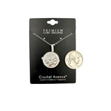 Cubic Zirconia Tree of Life Locket Necklace (16+3in)