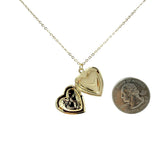 Heart Locket Necklace (16+3in)