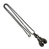 Stainless Steel Boxing Gloves Necklace (22in)