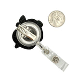 Apple Pencil Teacher Themed Retractable ID Holder (2x4in)