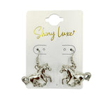 Dangle Horse Metal Earrings (1.25x1.25in)