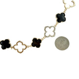 Black Clover Station Necklace (18+2.5in)