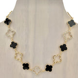 Black Clover Station Necklace (18+2.5in)