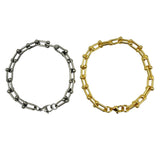 Stainless Steel 6mm U Link Bracelet (8.5in)