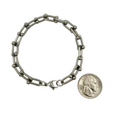 Stainless Steel 6mm U Link Bracelet (8.5in)