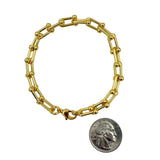 Stainless Steel 6mm U Link Bracelet (8.5in)