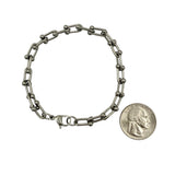 Stainless Steel 4mm U Link Bracelet (8.5in)