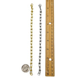 Stainless Steel 4mm U Link Bracelet (8.5in)