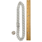 18mm Iced Miami Link Cuban Chain in Silver or Gold (20in)