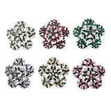 Medium Crystal Baguette Stone Flower Pin Brooch - 6 Colors (2.5x2.5in)