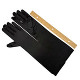 Medium Satin Gloves (8 inches, Below Elbow)
