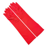 Medium Satin Gloves - 7 Colors (8 inches, Below Elbow)
