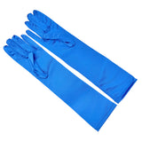 Medium Satin Gloves - 7 Colors (8 inches, Below Elbow)