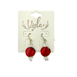 Christmas Candy Dangle Crystal Dangle Earrings (0.5x1.5in)