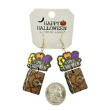 I Smell Children Witch's Door Dangle Earrings (1.12x1.88in)
