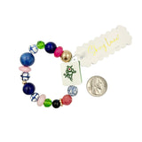 Mahjong Themed Stretch Beaded Bracelet