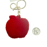 Best Teacher Ever Apple Beaded & Sequin Keychain (2.5X4.5in)