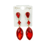 Crystal Marquis Dangle Earrings (ER1467)(0.75x2.5)